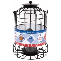 Vogelzaadsilo Buitenvogels Zwart