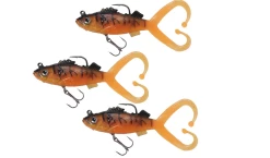 Invader Ready Swingtail Shads Orange Tail