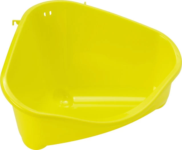 Konijnen Hoektoilet Groot Yellow 3 Konijnen Hoektoilet Groot Yellow