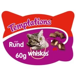 Whiskas Temptations Rundvlees Kattensnoepjes