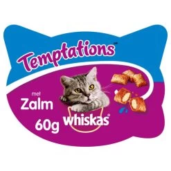 Whiskas Temptations Zalm Kattensnoepjes