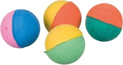 Trixie Kattenspeelgoed -4 Softrubber Ballen