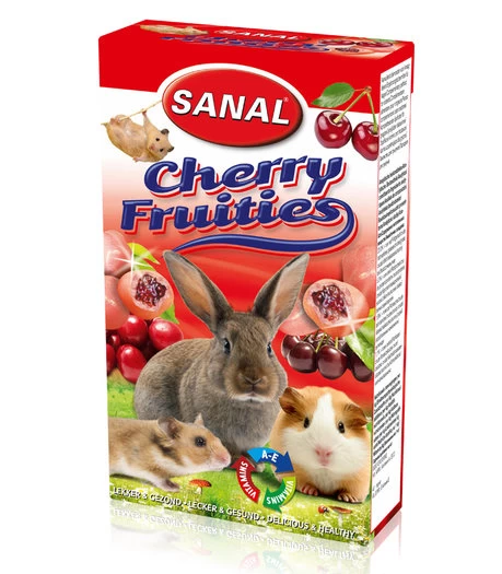 Sanal Knaagdier Cherry Fruities 50 Gram 3 Sanal Knaagdier Cherry Fruities 50 Gram