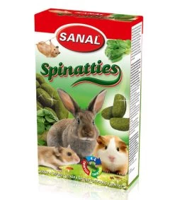 Sanal Knaagdier Spinatties 50 Gram