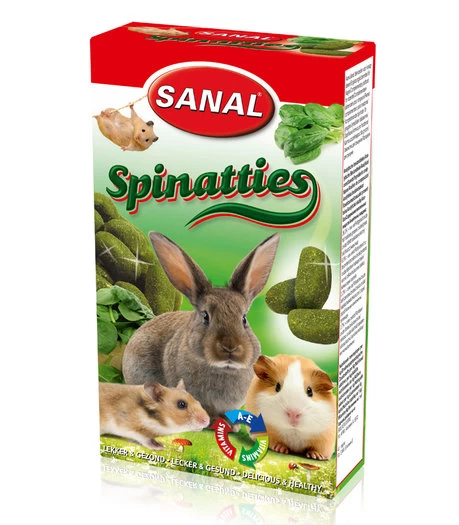 Sanal Knaagdier Spinatties 50 Gram 3 Sanal Knaagdier Spinatties 50 Gram