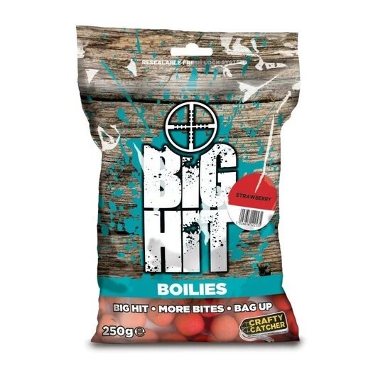 Crafty Catcher Big Hit Wild Strawberry 15 Mm 250 Gram 3 Crafty Catcher Big Hit Wild Strawberry 15 Mm 250 Gram
