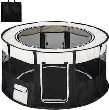 Nylon Puppy En Kitten Ren Rond Zwart