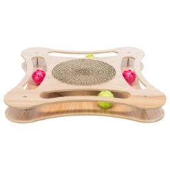 Trixie Houten Kattenspeelgoed - Spelen En Krabben 35x35 Cm