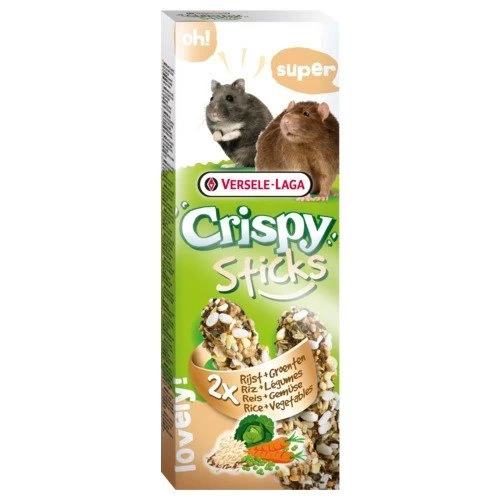 VERSELE-LAGA Hamster Rat Crispy Sticks Rijst Groenten 2 Stuks 3 VERSELE-LAGA Hamster Rat Crispy Sticks Rijst Groenten 2 Stuks
