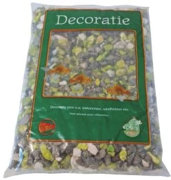 Aquariumgrind Zwart Wit Groen 900 Gram