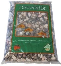 Aquariumgrind Zwart Wit Grijs 900 Gram