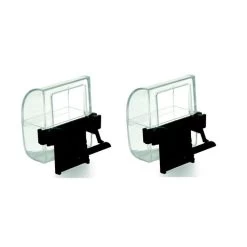 Beeztees Plastic Voer- En Waterbakje Zwart 2 Stuks